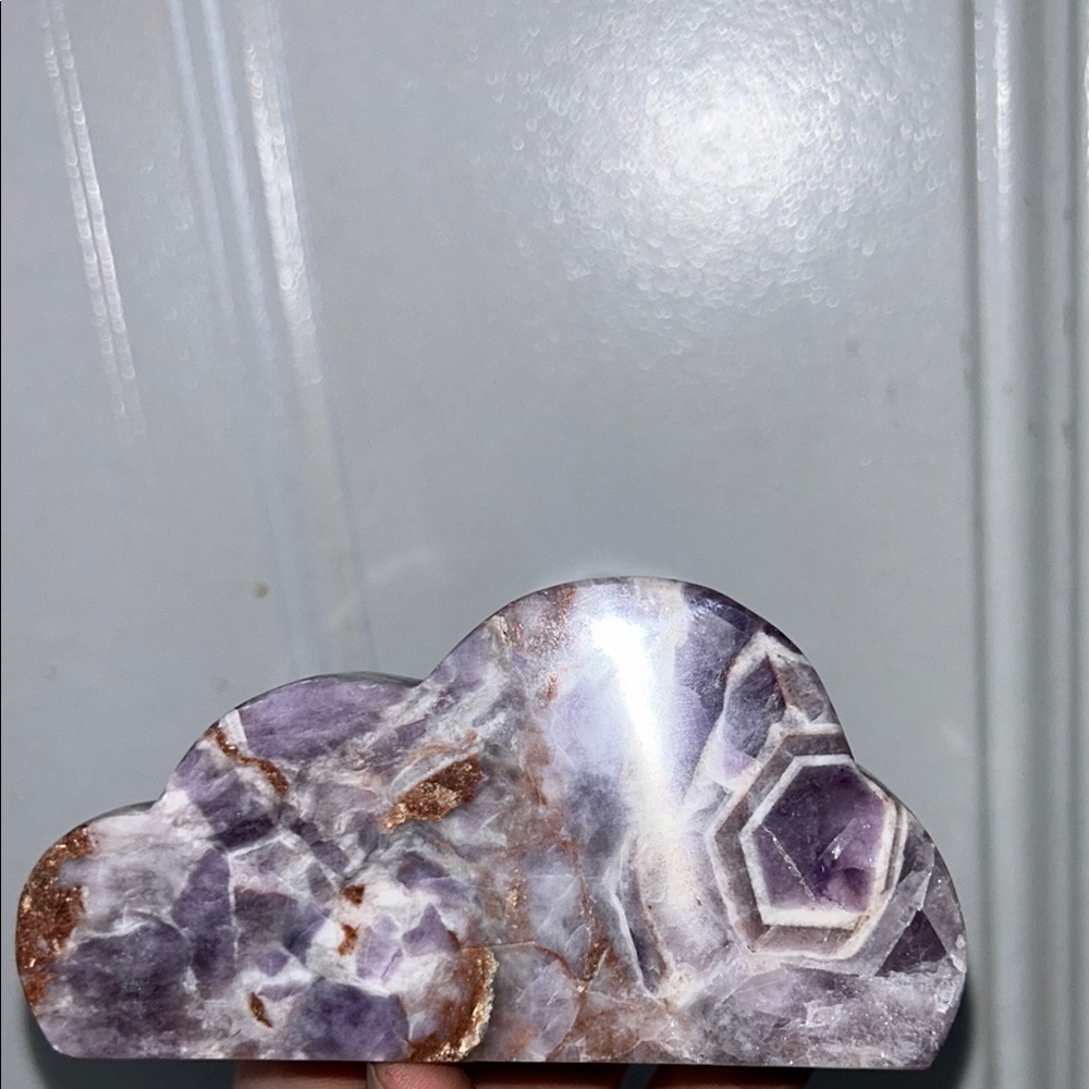 Amethyst Cloud-Shaped Crystal Decor